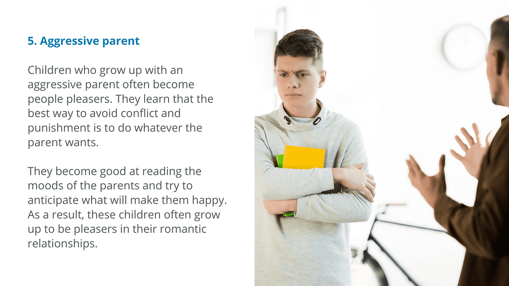 Aggressive parent - How Childhood affects life styles point 5