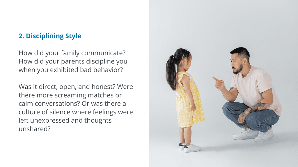 Disciplining Style - How Childhood affects life styles point 2